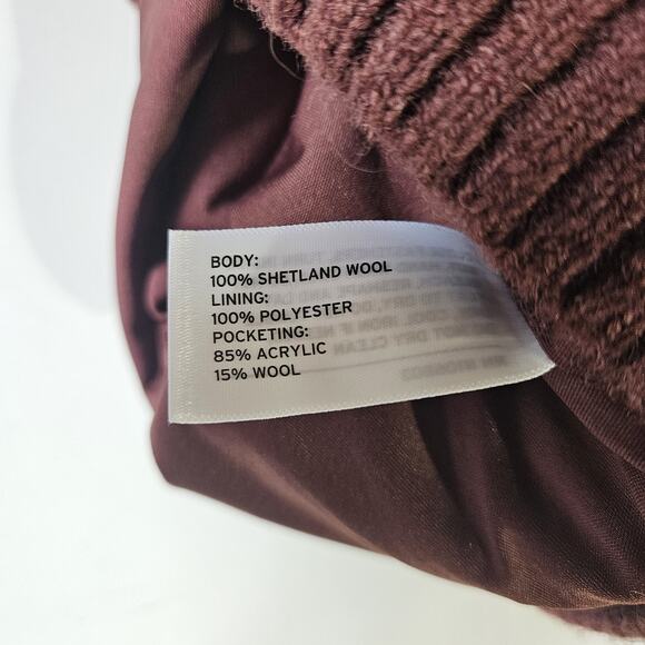 Duluth Trading Shetland Wool Sweater Vest Men's L Full Zip‎ Windproof Lined Knit - Picture 5 of 7